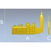 Панорама Биг-Бен - 3D модель STL для ЧПУ