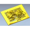 Панно "Бобровая заводь" - 3D модель STL для ЧПУ