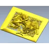 Панно "Бобровая заводь" - 3D модель STL для ЧПУ