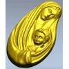 Богородица с Младенцем - 3D модель STL для ЧПУ