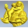 Богородица с Младенцем - 3D модель STL для ЧПУ
