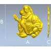 Богородица с Младенцем - 3D модель STL для ЧПУ