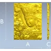 Бодхисаттва Авалокитешвара - рельефная панель (STL для ЧПУ)