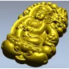 Бодхисаттва с драконом - 3D модель STL для ЧПУ