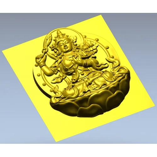Lotus Bodhisattva High-Relief STL