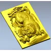 3D модель STL панно "Грозный тигр" для ЧПУ