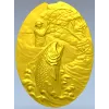 Большой улов - 3D модель STL для ЧПУ, рельефный медальон