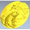 Большой улов - 3D модель STL для ЧПУ, рельефный медальон