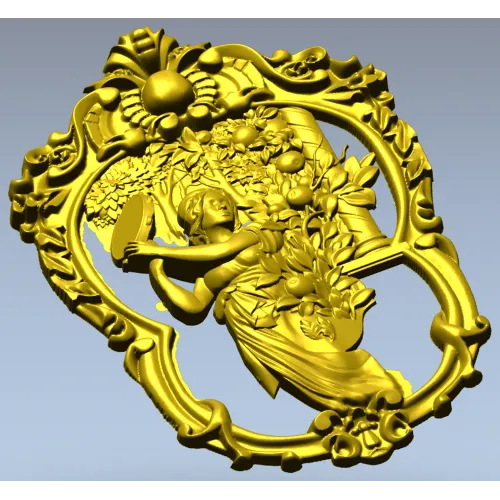 Бубнисточка - 3D модель STL для ЧПУ, декоративное панно