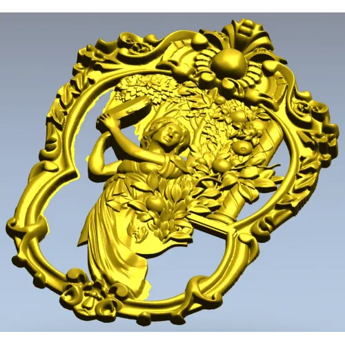 Бубнисточка - 3D модель STL для ЧПУ, декоративное панно