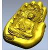 Будда в ладони - 3D модель STL для ЧПУ