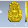 Будда в ладони - 3D модель STL для ЧПУ