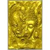 Buddha and Demon high-relief panel STL model for CNC