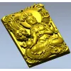 Serene Dragon Buddha Plaque
