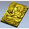 Serene Dragon Buddha Plaque