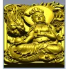 Serene Dragon Buddha Plaque