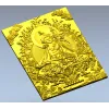 Лотосный Будда - рельефная 3D модель в формате STL для ЧПУ