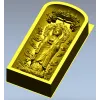 Serene Standing Buddha Relief STL