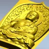 Будда в лотосе - 3D модель STL для ЧПУ