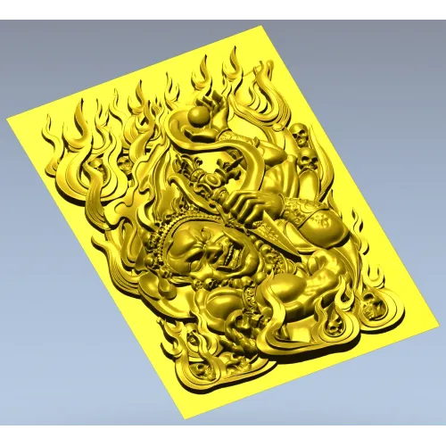 Гневный Ваджрапани - 3D модель STL для ЧПУ
