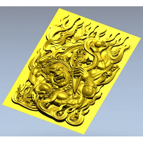 Гневный Ваджрапани - 3D модель STL для ЧПУ