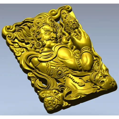 Гневный страж - рельефная 3D модель STL для ЧПУ