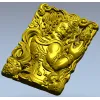Гневный страж - рельефная 3D модель STL для ЧПУ