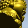 Малыш-Будда на лотосе - 3D модель STL для ЧПУ