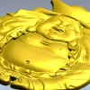Смеющийся Будда - рельефная 3D модель STL для ЧПУ
