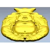 Смеющийся Будда - рельефная 3D модель STL для ЧПУ