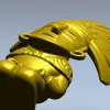 Feathered Guardian - detailed STL 3D model for CNC milling