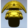 Feathered Guardian - detailed STL 3D model for CNC milling