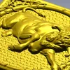Бык в орнаментальной рамке - STL рельеф для ЧПУ