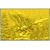 Valkyrie relief STL panel - high-detail 3D model for CNC
