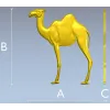 3D модель дромедара в формате STL для ЧПУ