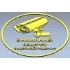 Круглая табличка "Внимание - ведется видеонаблюдение" stl
