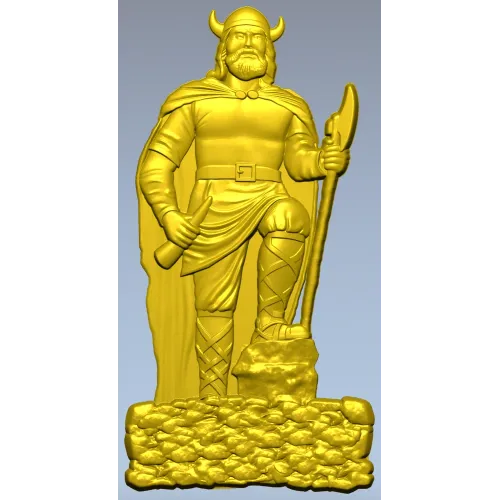 Викинг-Страж - STL рельеф для ЧПУ