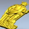 Викинг-Страж - STL рельеф для ЧПУ