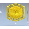Декоративный винный медальон: 3D модель STL для ЧПУ