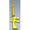 3D модель винтовки M16 в формате STL для ЧПУ