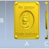 Табличка "Во дворе - злая собака" в 3D рельефе (STL для ЧПУ)