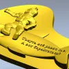 Дайвер на рыбе - 3D модель STL для ЧПУ
