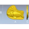 Дайвер на рыбе - 3D модель STL для ЧПУ