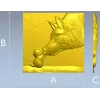 Wolf and Pup bas-relief STL for CNC