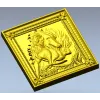 Wolf and Hare High-Relief Panel STL