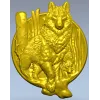 Волчья тарелка - рельефная 3D модель STL для ЧПУ