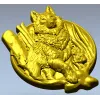 Волчья тарелка - рельефная 3D модель STL для ЧПУ
