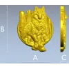 Волчья тарелка - рельефная 3D модель STL для ЧПУ