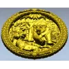 3D модель круглого барельефа "Волчья засада" - STL для ЧПУ
