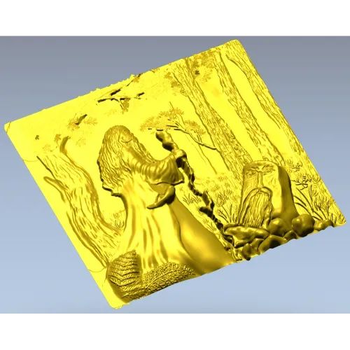 Волхв - барельефная 3D модель в формате STL для ЧПУ